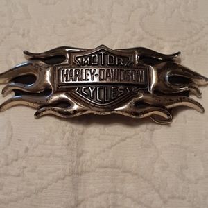 Harley davidson interchangeable belt buckle
